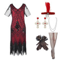 Amazon's New Product 1920S Gatsby Suit Tassel Dress Party Annual Meeting Banquet Party Long Skirt Export