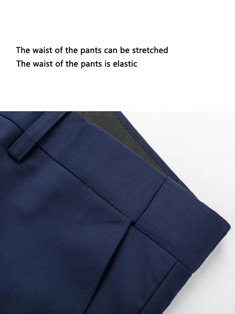 M-6XL ( Jacket+Vest+Pants ) Brand Solid Color Formal Office Business Men's Suit Groom Wedding Dress Party Male Casual Suits